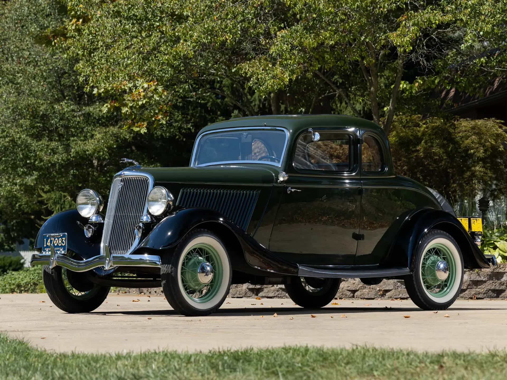 1934 Ford DeLuxe Five-Window Coupe sold for $36,300