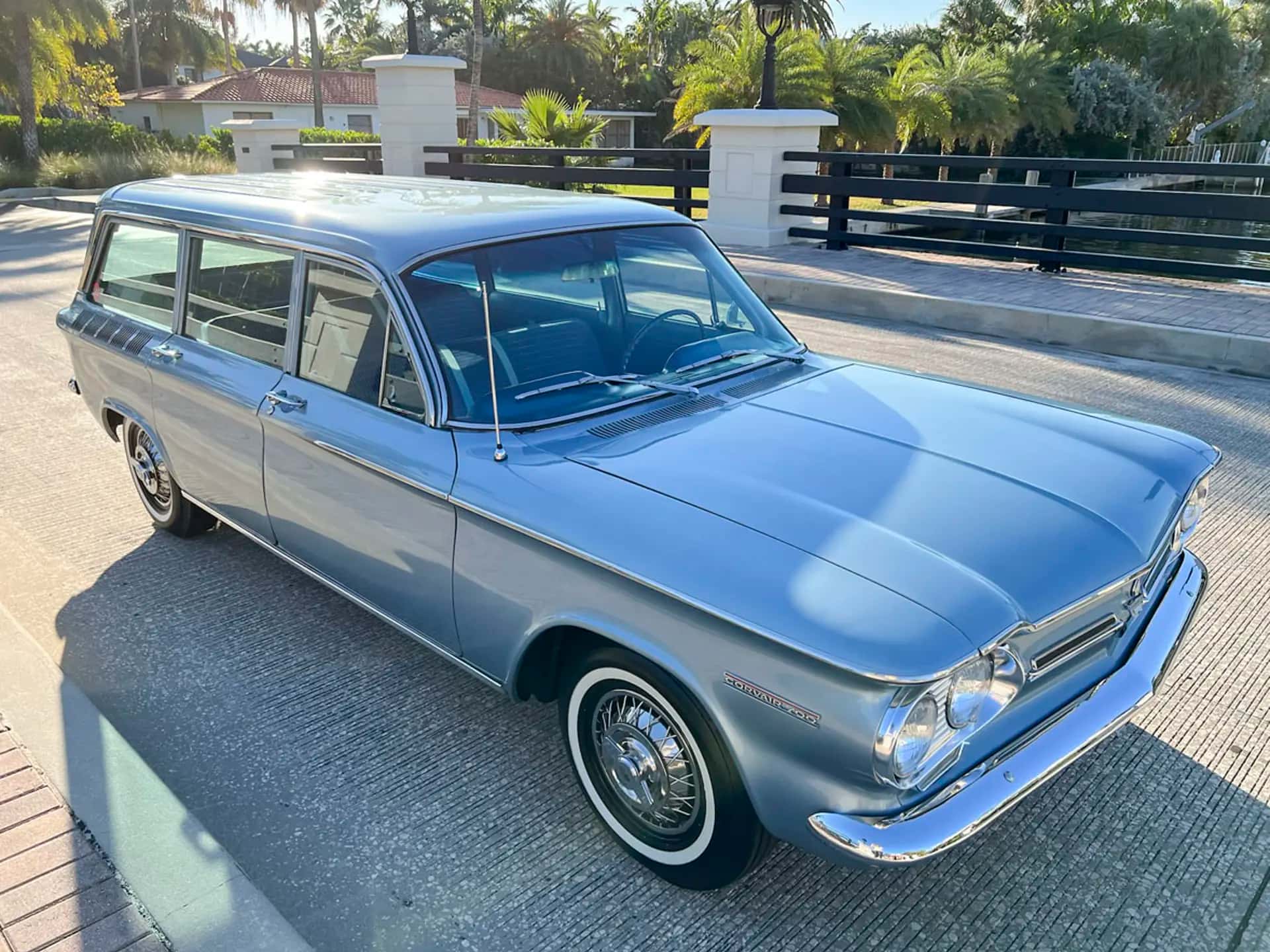 1962 Chevrolet Corvair Lakewood 700 sold for $25,300