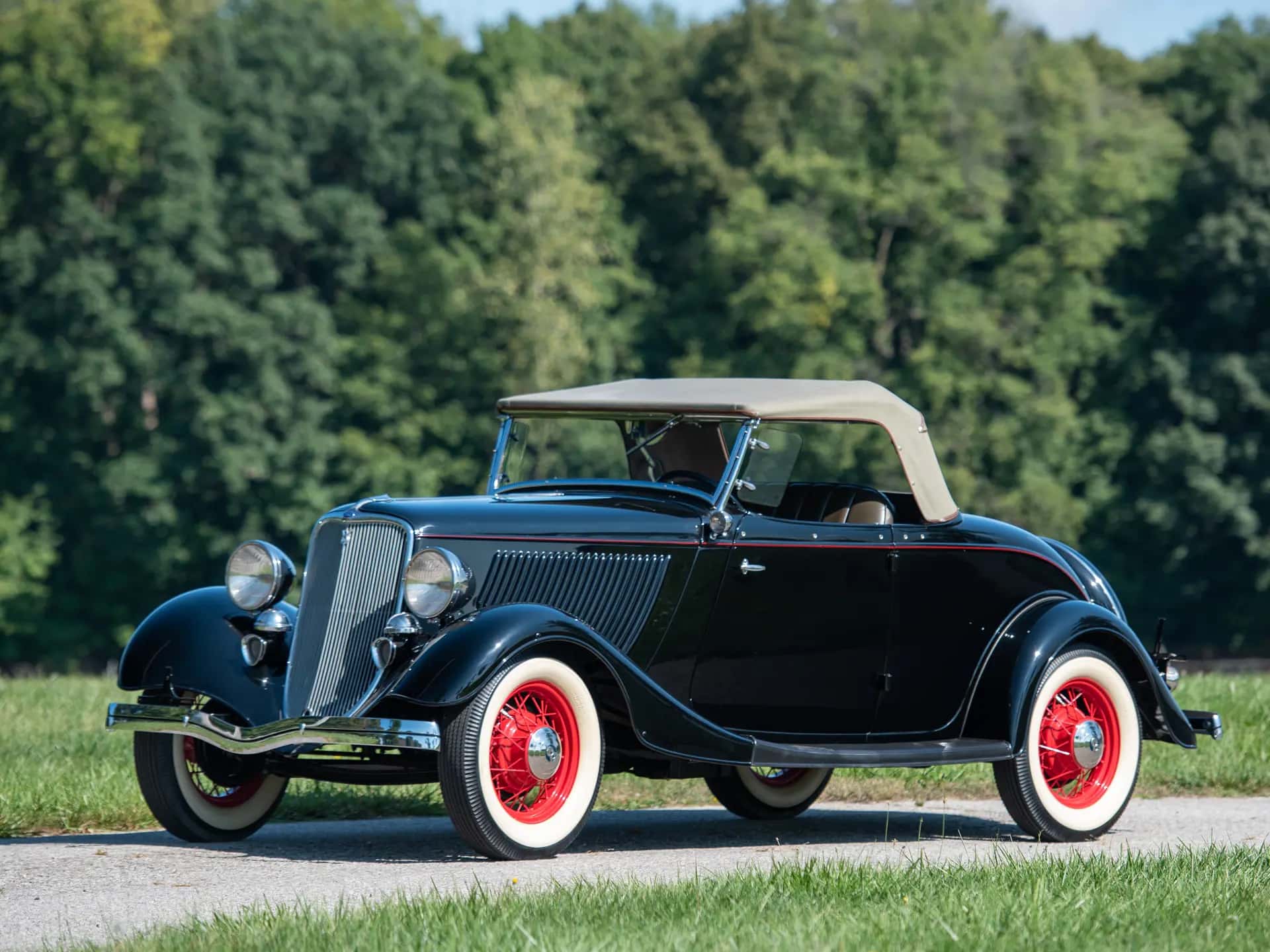 1933 Ford V-8 Roadster sold for $103,600