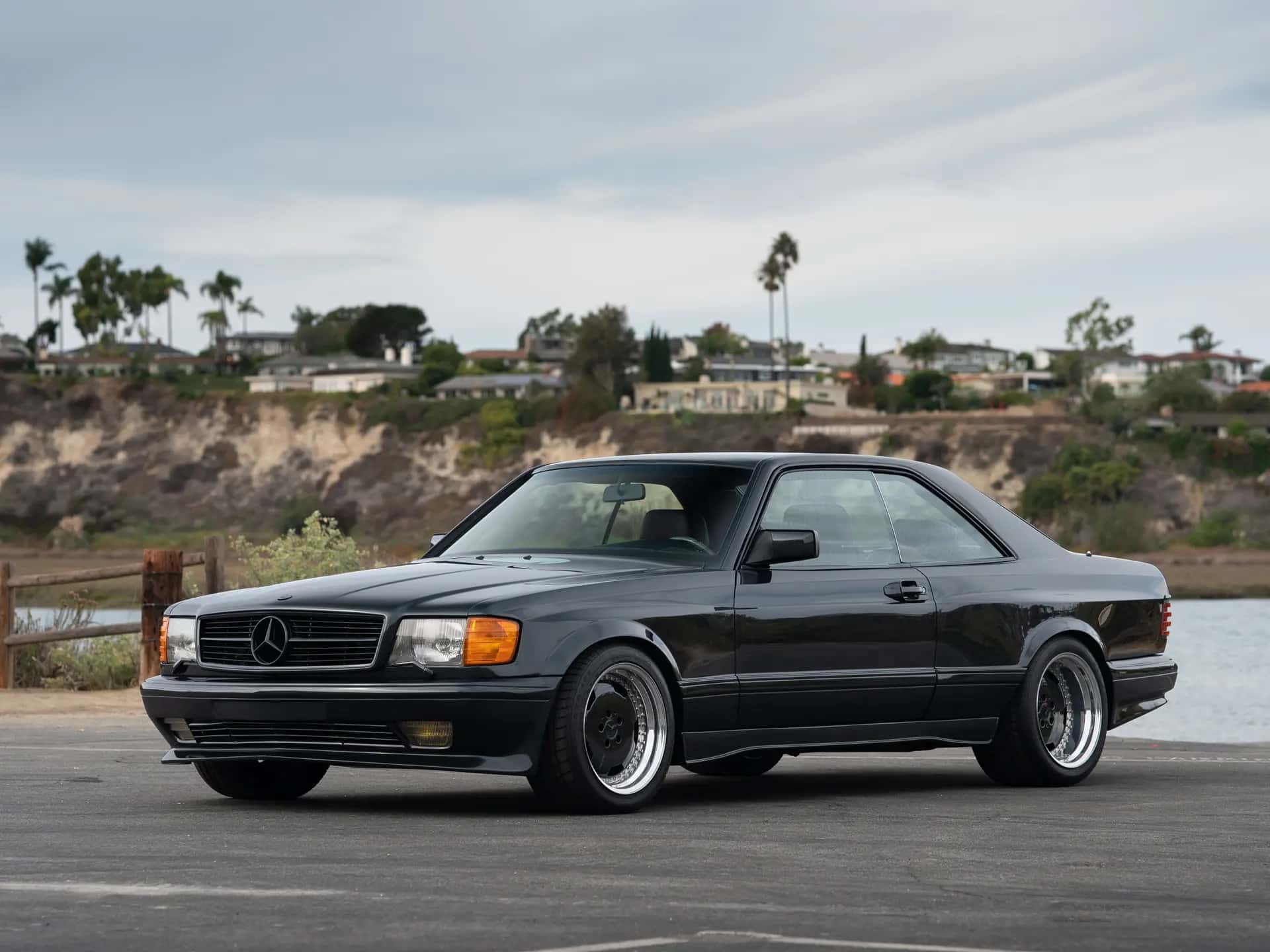 1989 Mercedes-Benz 560 SEC Custom ‘Wide-Body’ sold for $0