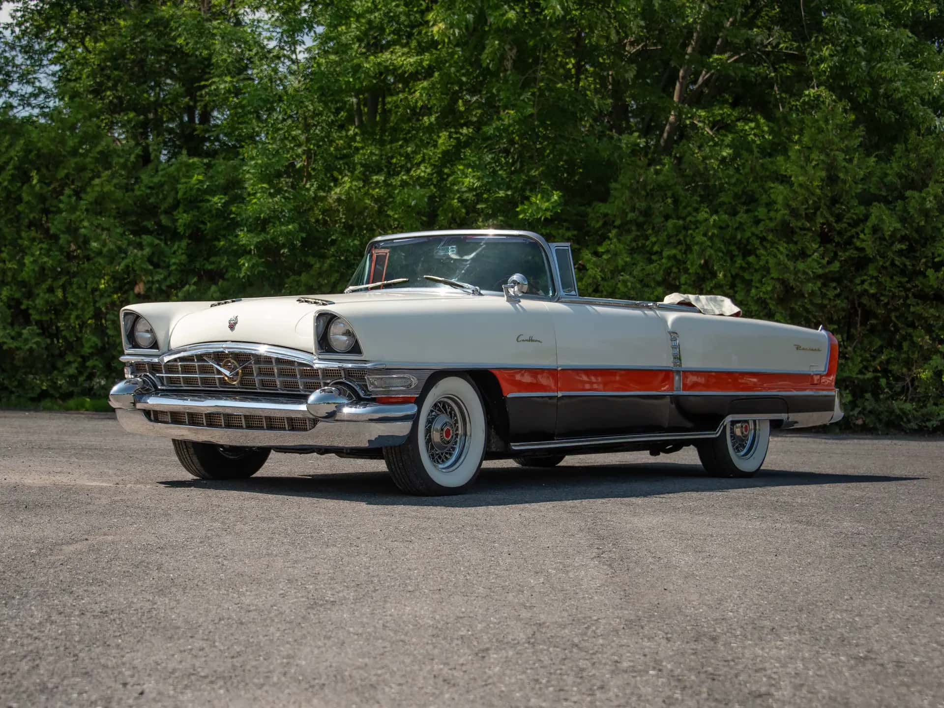 1956 Packard Caribbean Convertible sold for $74,250