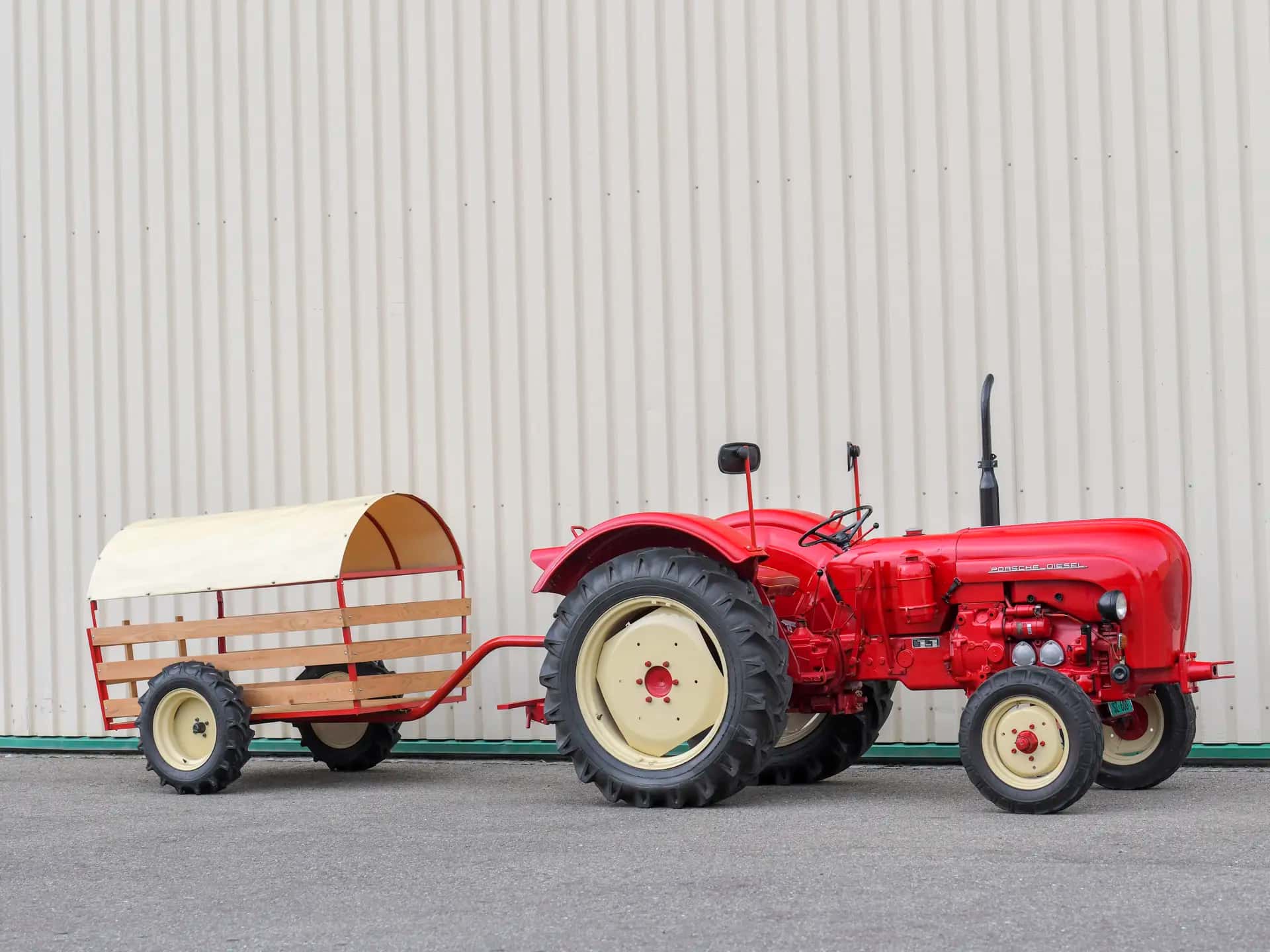 1962 Porsche -Diesel Super Export 329 with Trailer sold for $40,800