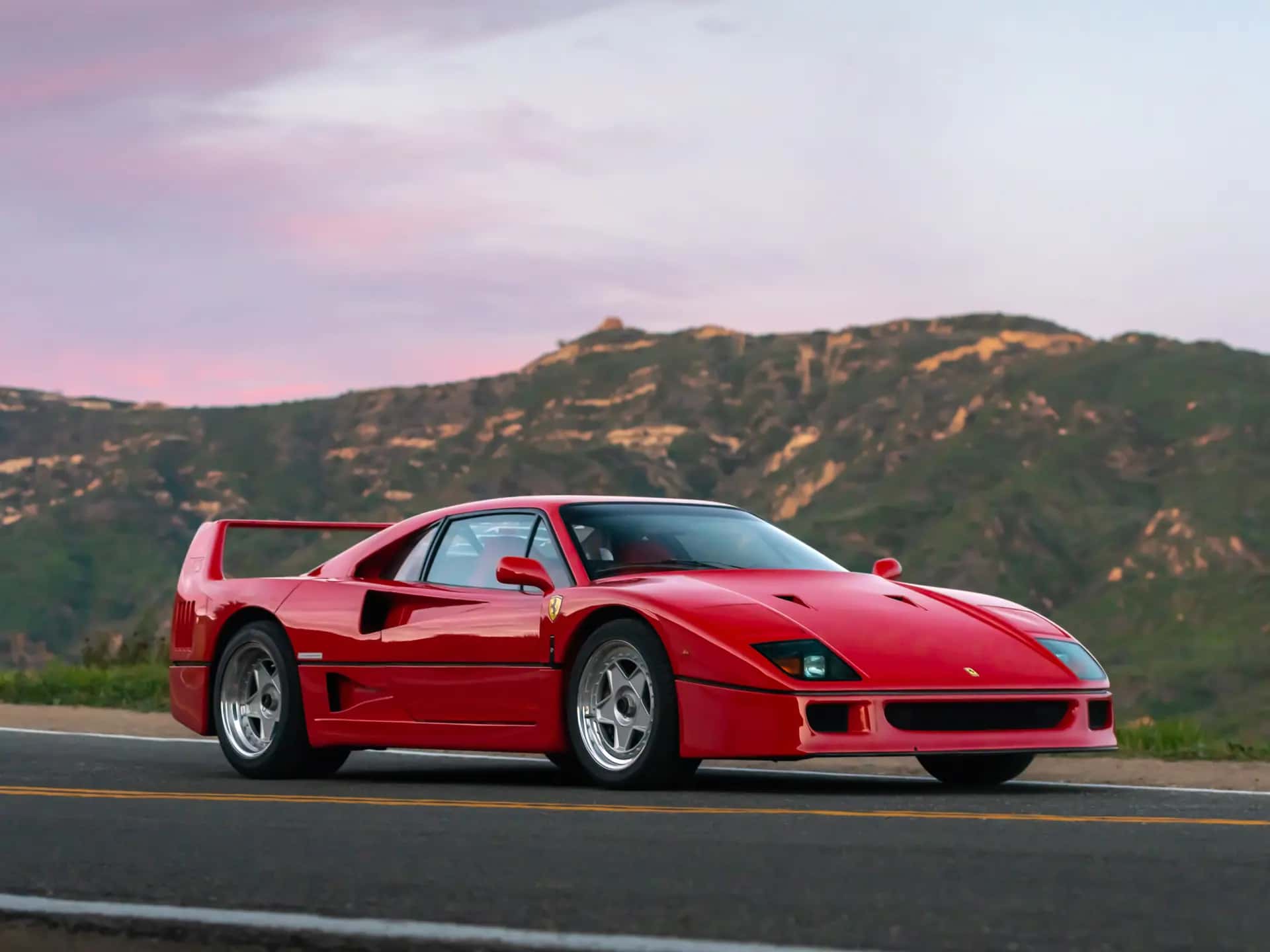 1991 Ferrari F40 sold for $0
