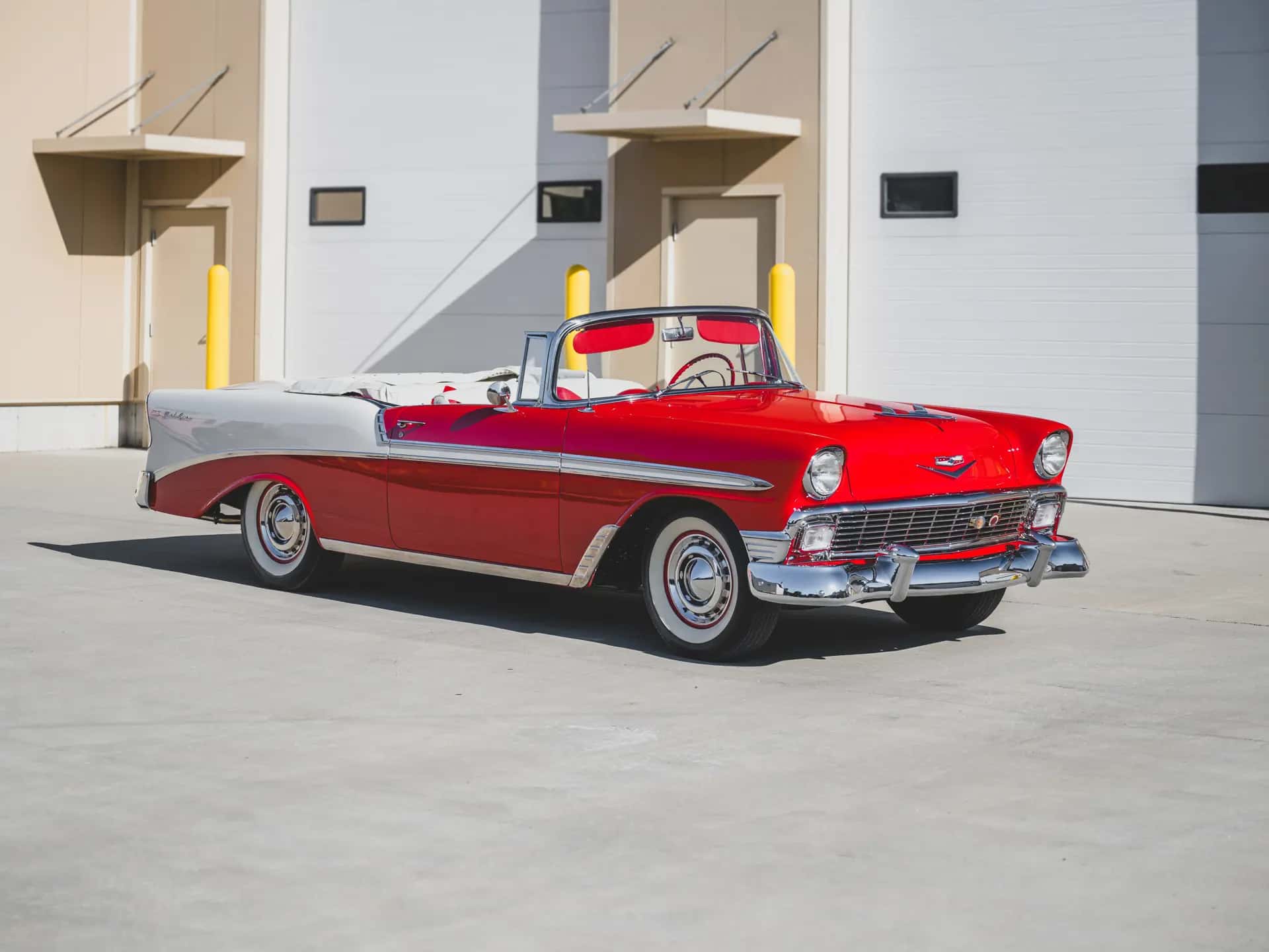 1956 Chevrolet Bel Air Convertible sold for $126,500
