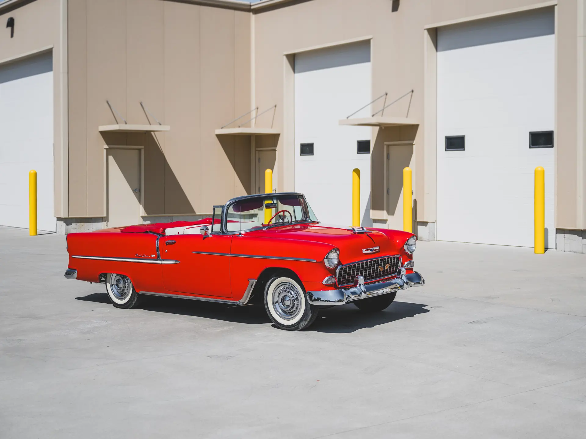 1955 Chevrolet Bel Air Convertible sold for $79,200