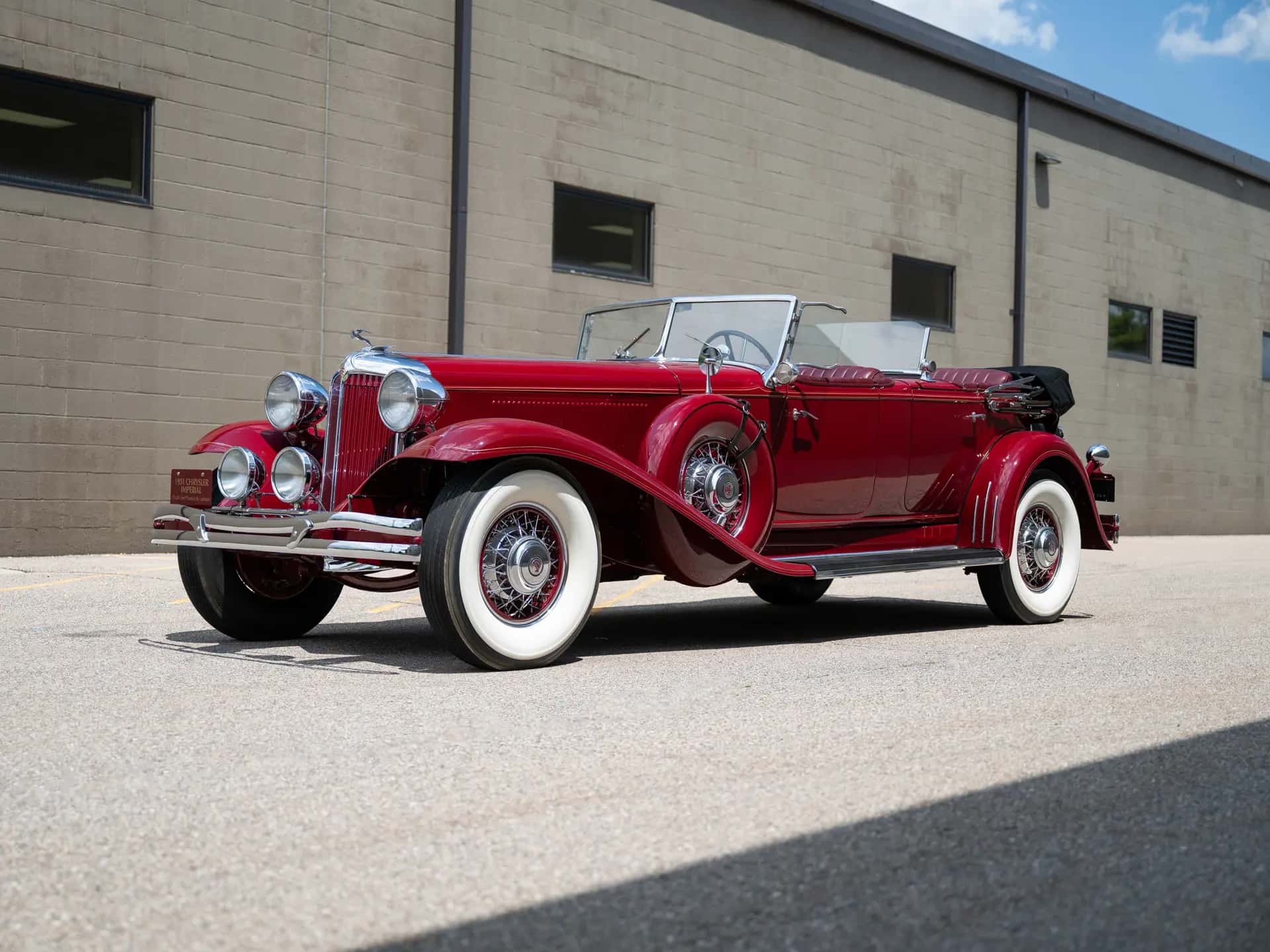 1931 Chrysler CG Imperial Dual-Cowl Phaeton sold for $165,000
