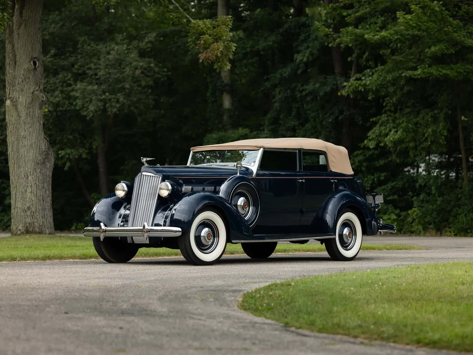 1936 Packard One-Twenty Convertible Sedan sold for $66,000