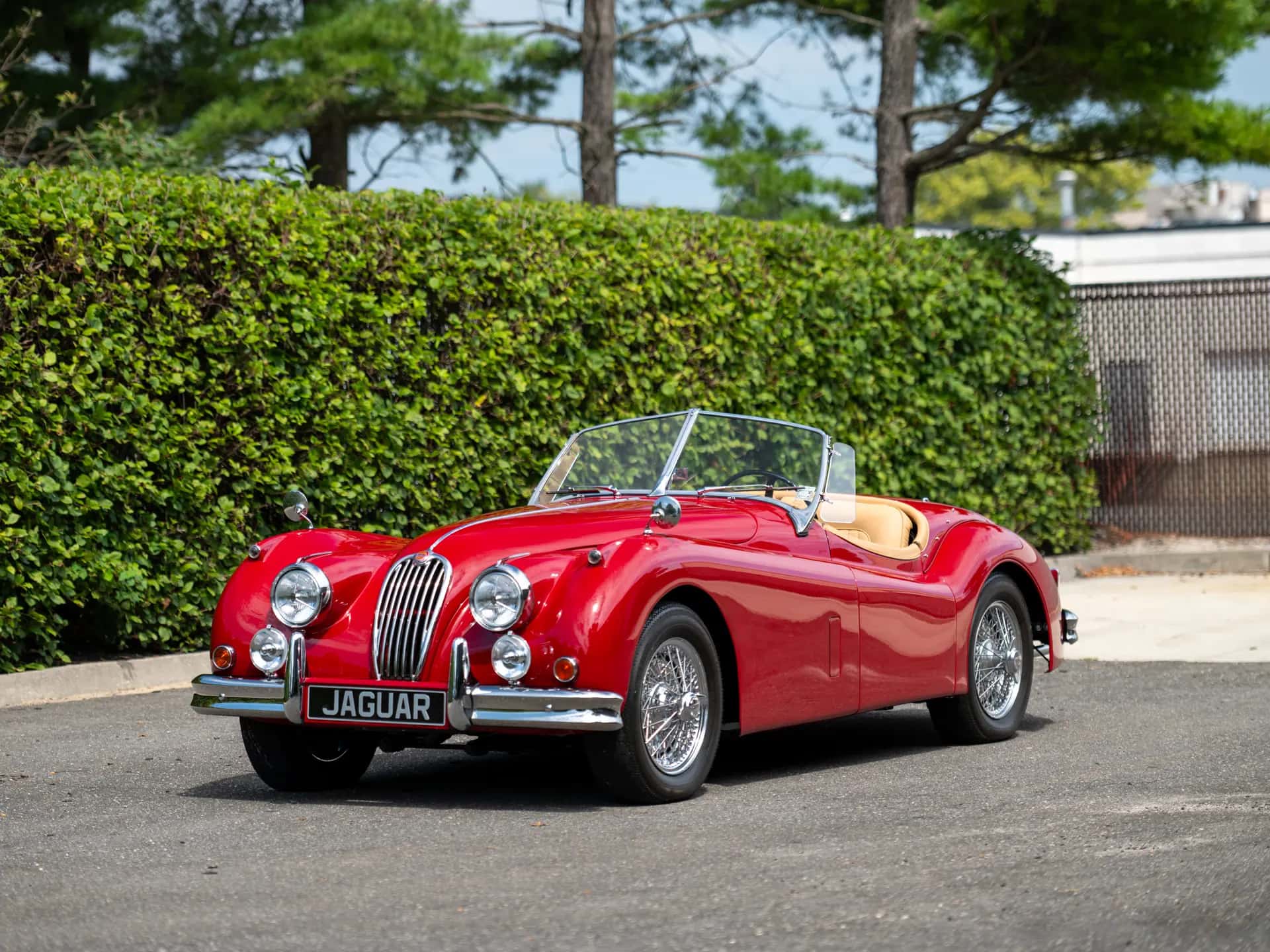 1956 Jaguar XK 140 MC Roadster sold for $148,500