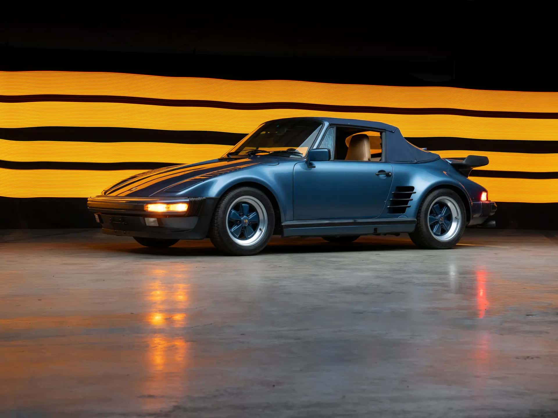 1989 Porsche 911 Turbo 'Flat-Nose' Cabriolet sold for $291,000