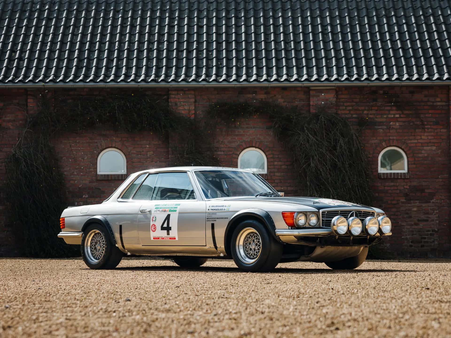 1979 Mercedes-Benz 450 SLC 5.0 'Rallyewagen' sold for €0