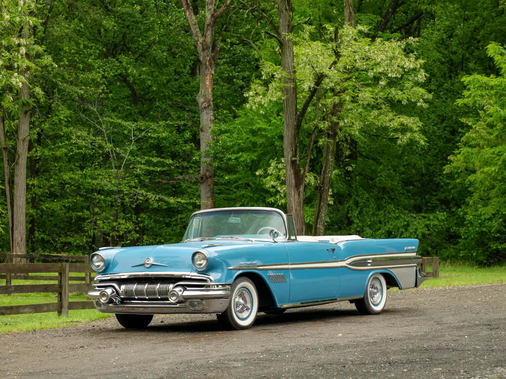 1957 Pontiac Bonneville sold for $77,000