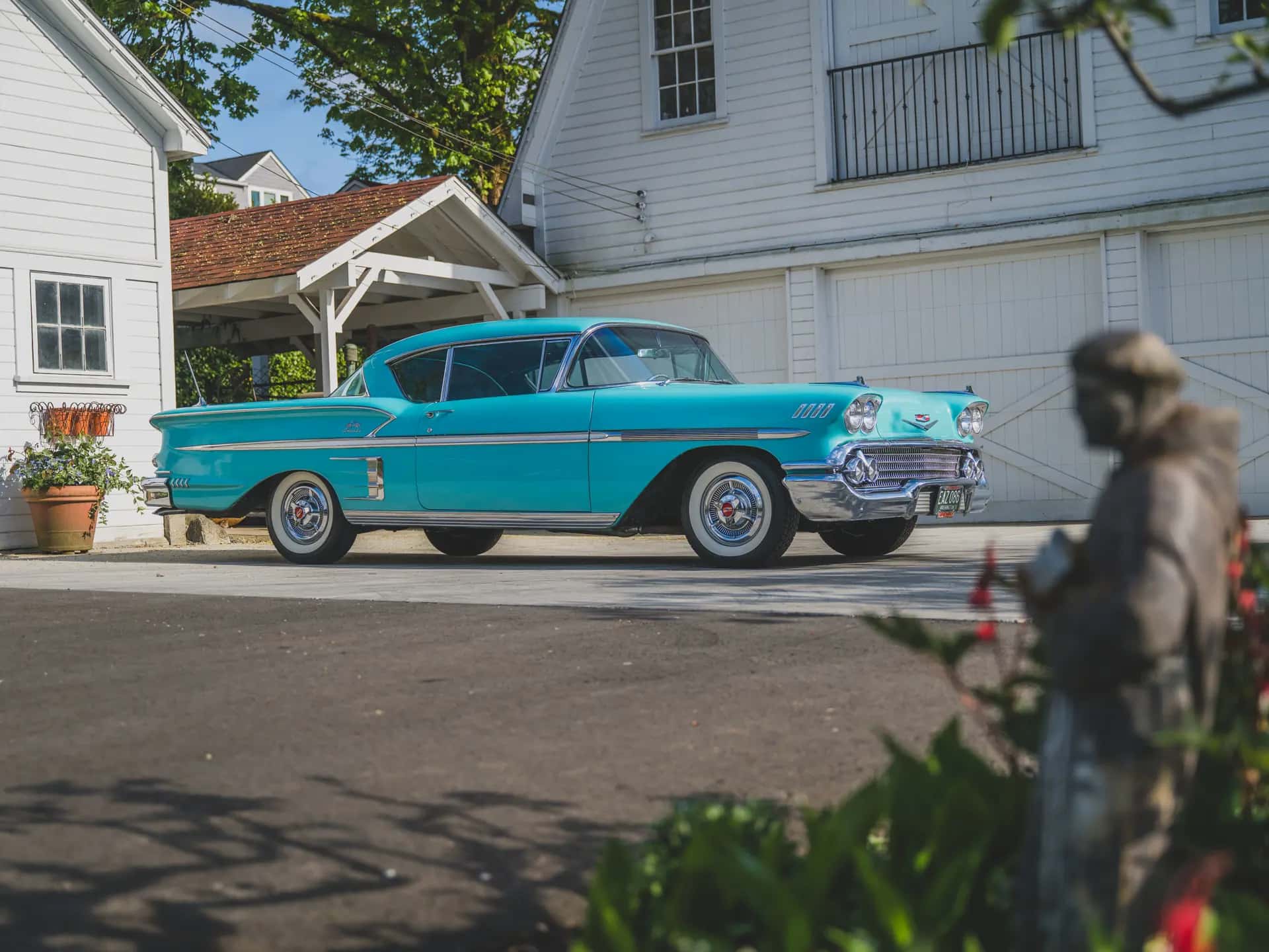 1958 Chevrolet Bel Air Impala Sport Coupe sold for $57,750
