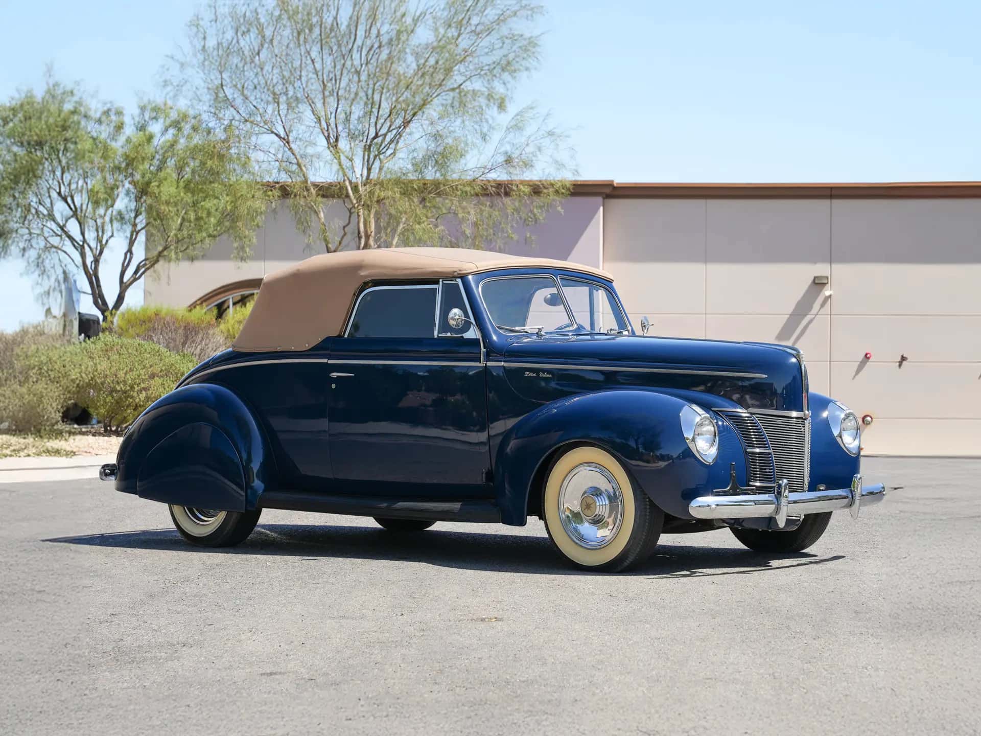 1940 Ford DeLuxe Convertible Club Coupe sold for $46,200