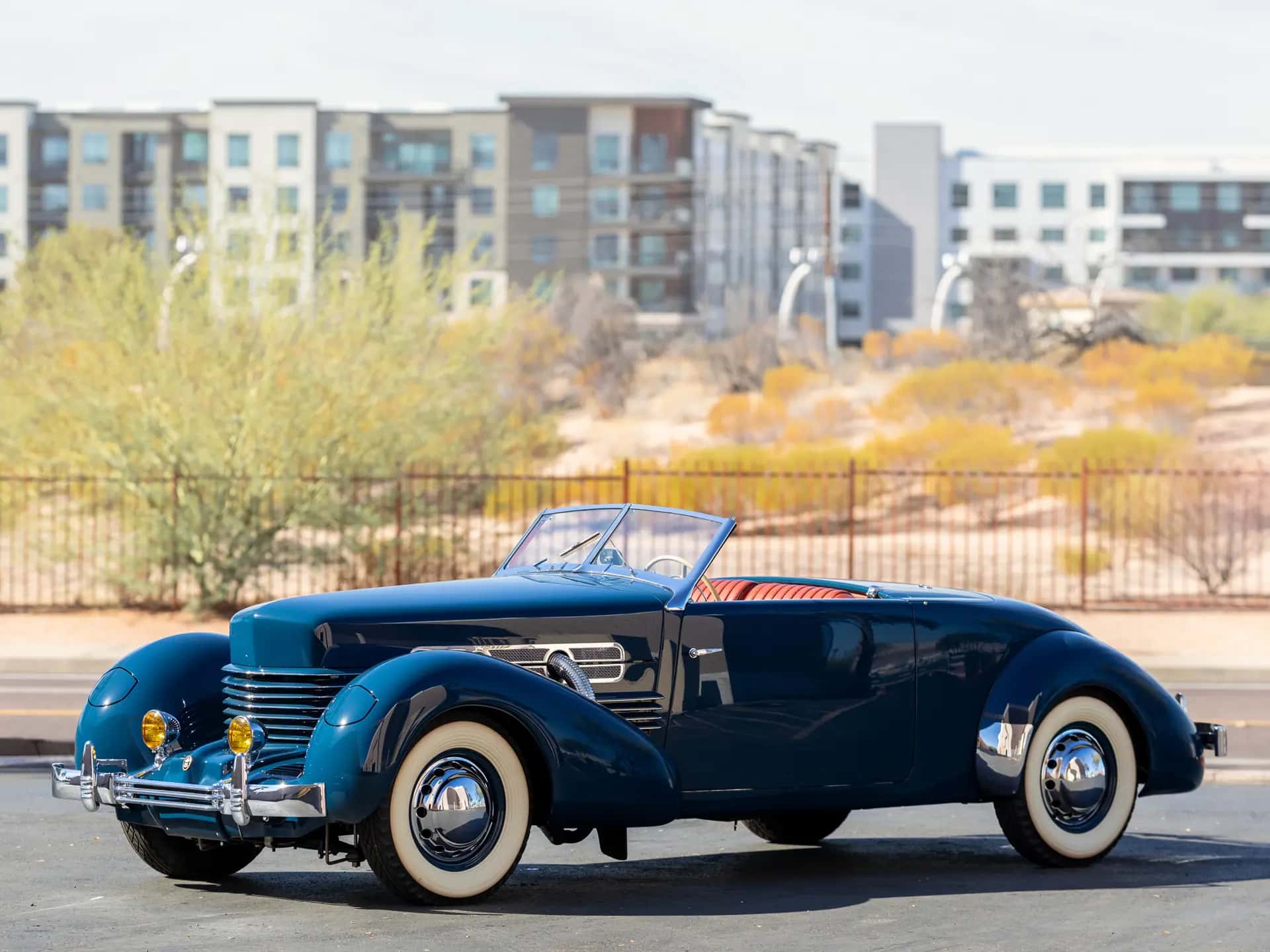 1937 Cord 812 Supercharged Cabriolet sold for $489,000