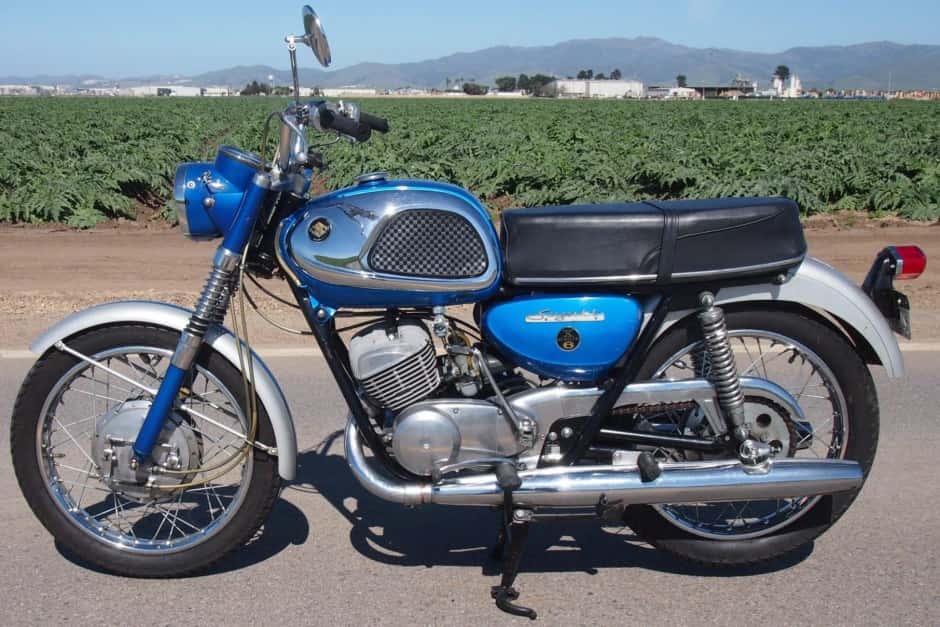 1966 Suzuki T Motorcycle sold for $2,350