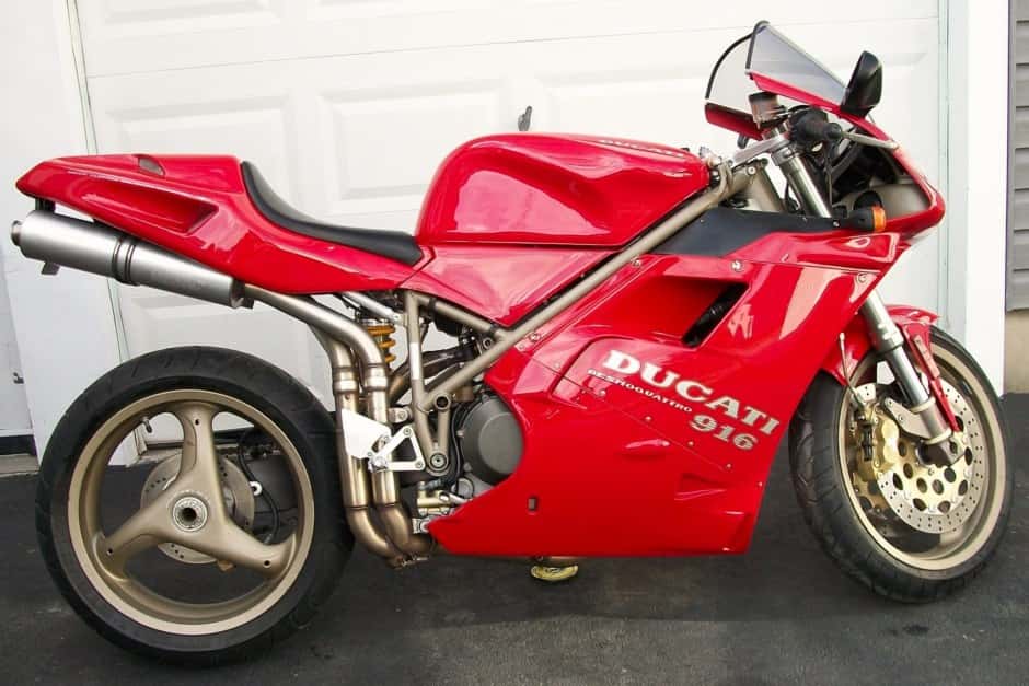 1995 Ducati 916 sold for $16,000