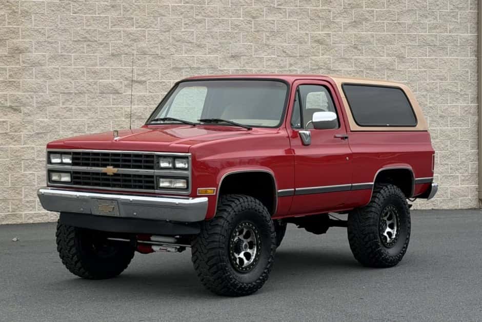 1989 Chevrolet K5 Blazer 1973-1991 sold for $20,750