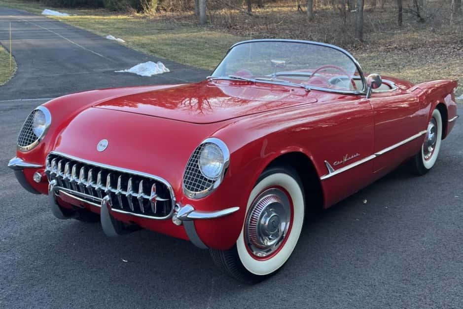 1955 Chevrolet Corvette C1 (1955, V8) sold for $77,605
