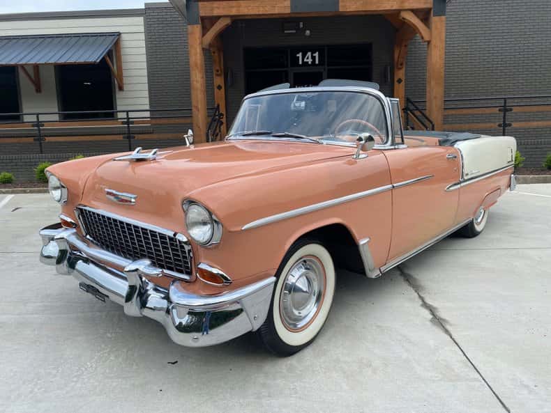 1955 Chevrolet Bel Air Convertible sold for $73,500