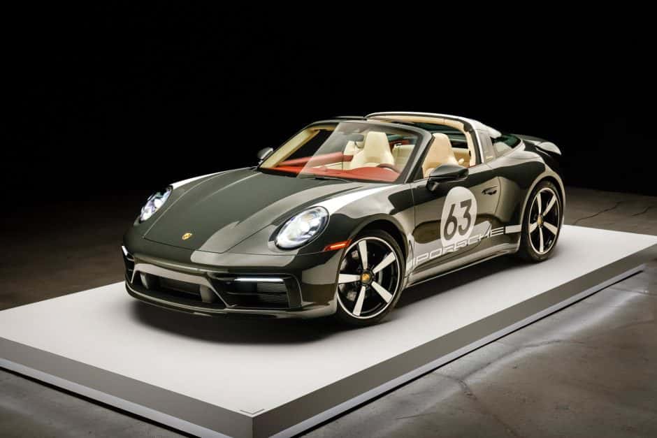 2021 Porsche 992 911 Targa 4S Heritage Design Edition sold for $203,000