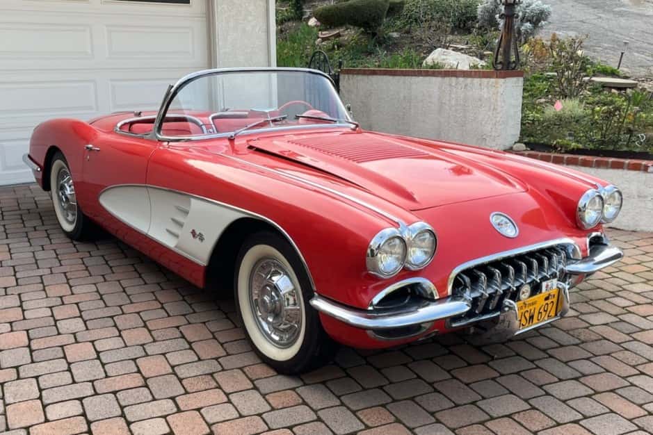 1958 Chevrolet Corvette C1 (1958-1960) sold for $77,500
