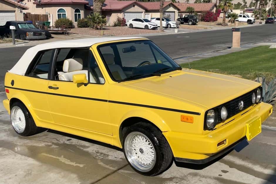 1990 Volkswagen Golf/Rabbit Cabriolet Mk1 sold for $5,999