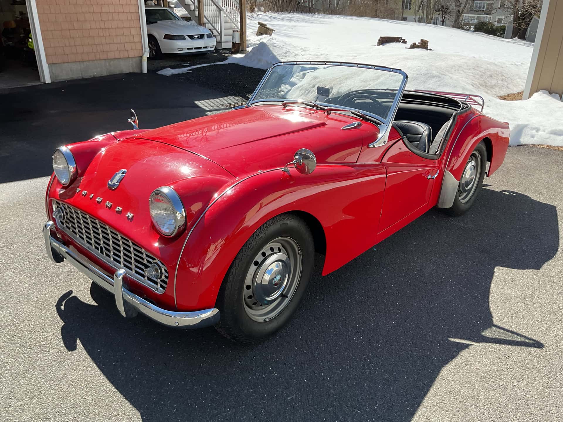 1961 Triumph TR3A sold for $16,000