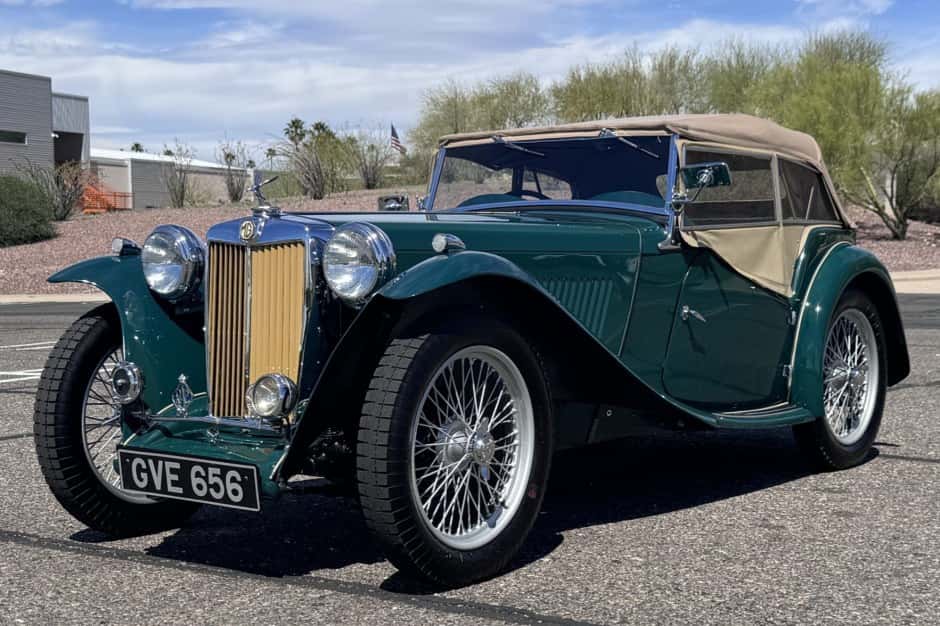 1948 MG TC sold for $33,000