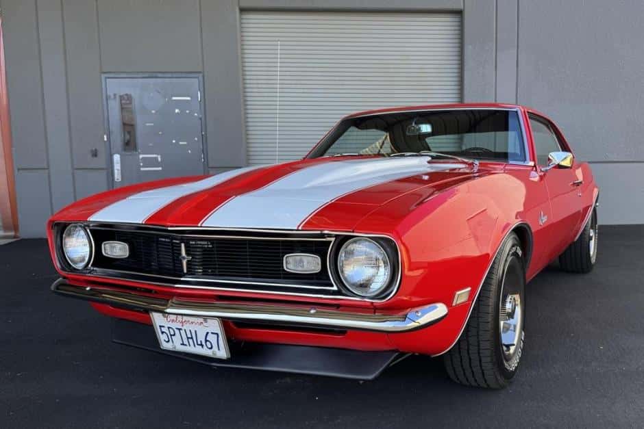 1968 Chevrolet Camaro (1st Generation – 1967-1969) sold for $36,250