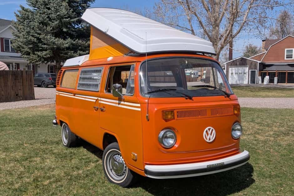 1973 Volkswagen Bay-Window Camper sold for $12,250