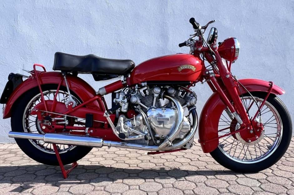 1950 Vincent Rapide sold for $52,500