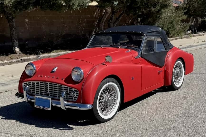1962 Triumph TR3B sold for $14,000