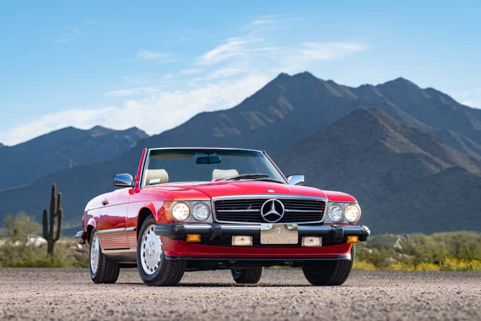 1986 Mercedes-Benz R107 SL sold for $41,500