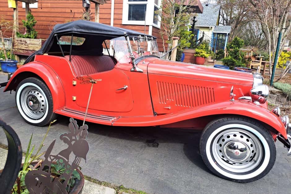 1953 MG TD sold for $12,750