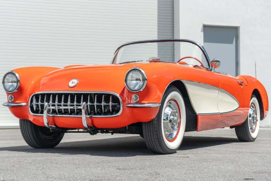 1957 Chevrolet Corvette C1 (1956-1957) sold for $77,000