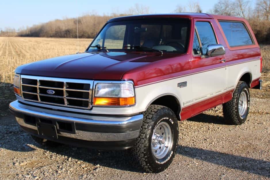 1996 Ford Bronco 4th-5th Generations 1987-1996 sold for $36,000