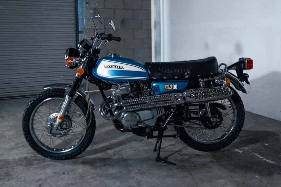 1974 Honda CB200 & CL200 sold for $3,615