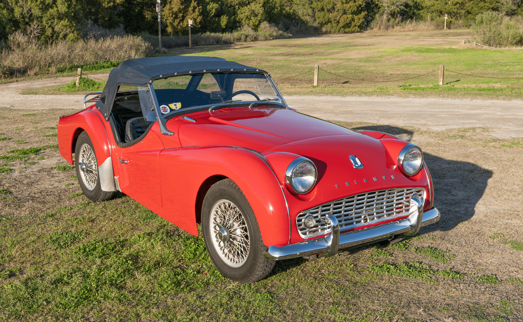 1961 Triumph TR3A sold for $18,750