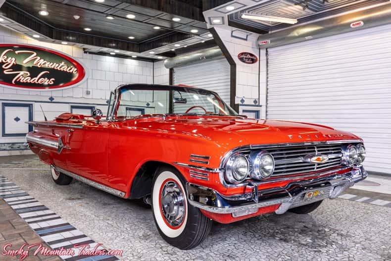 1960 Chevrolet Impala Convertible sold for $117,000