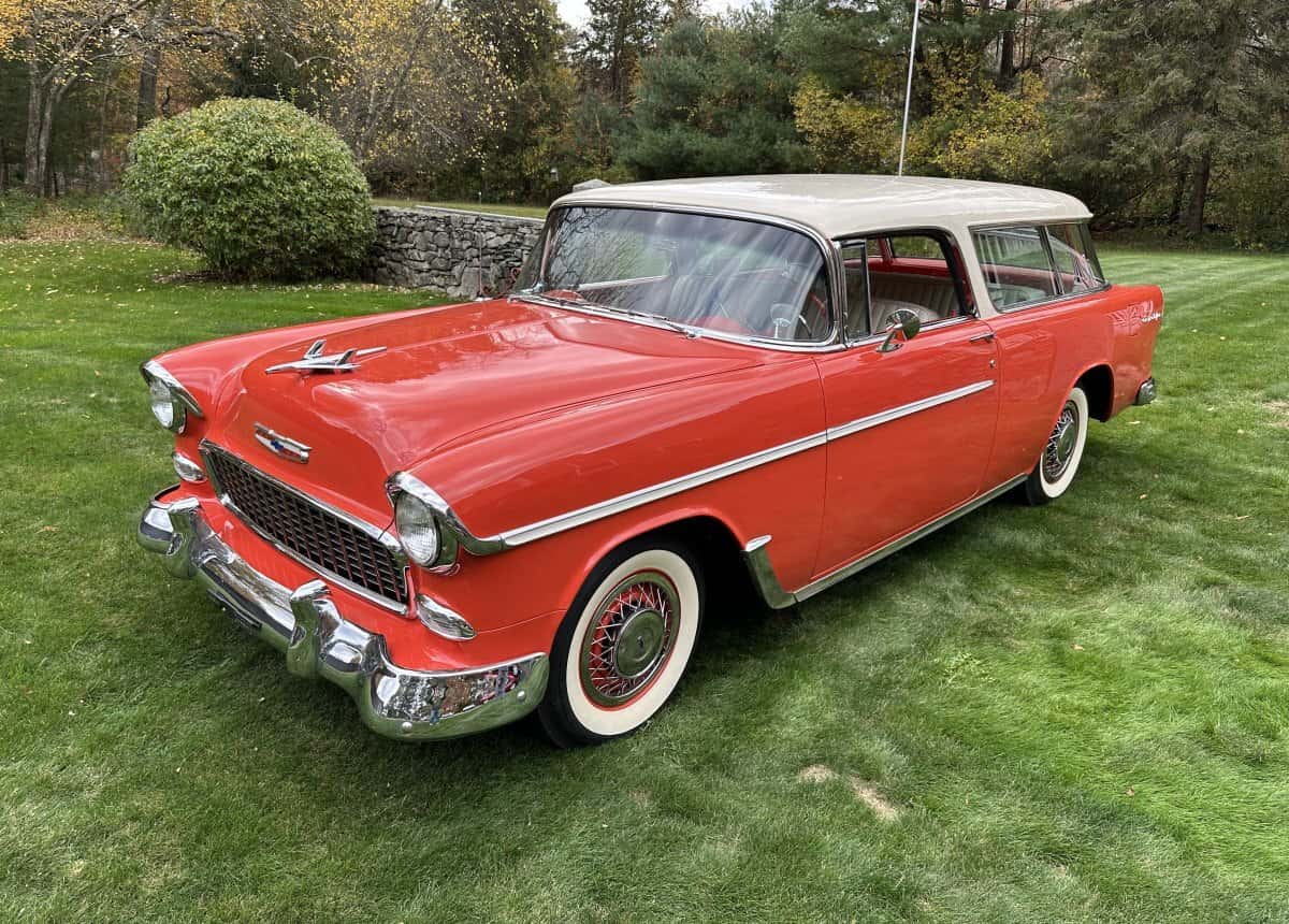 1955 Chevrolet Nomad Bel Air Wagon sold for $89,250