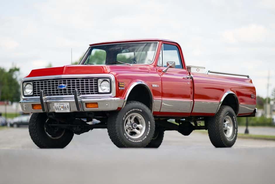 1972 Chevrolet C/K (1967-1972) sold for $19,500