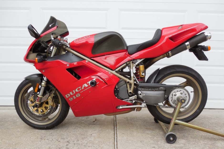 1996 Ducati 916 sold for $11,916