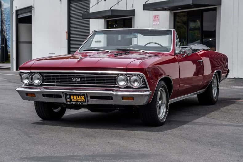 1966 Chevrolet Chevelle Convertible sold for $59,850