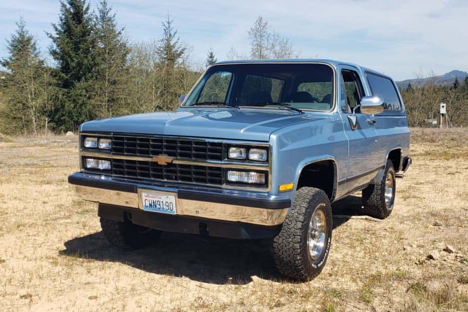 1989 Chevrolet K5 Blazer 1973-1991 sold for $33,250
