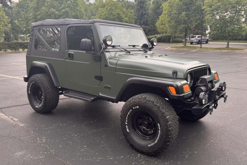 2004 Jeep Wrangler TJ (1997-2006) sold for $15,500