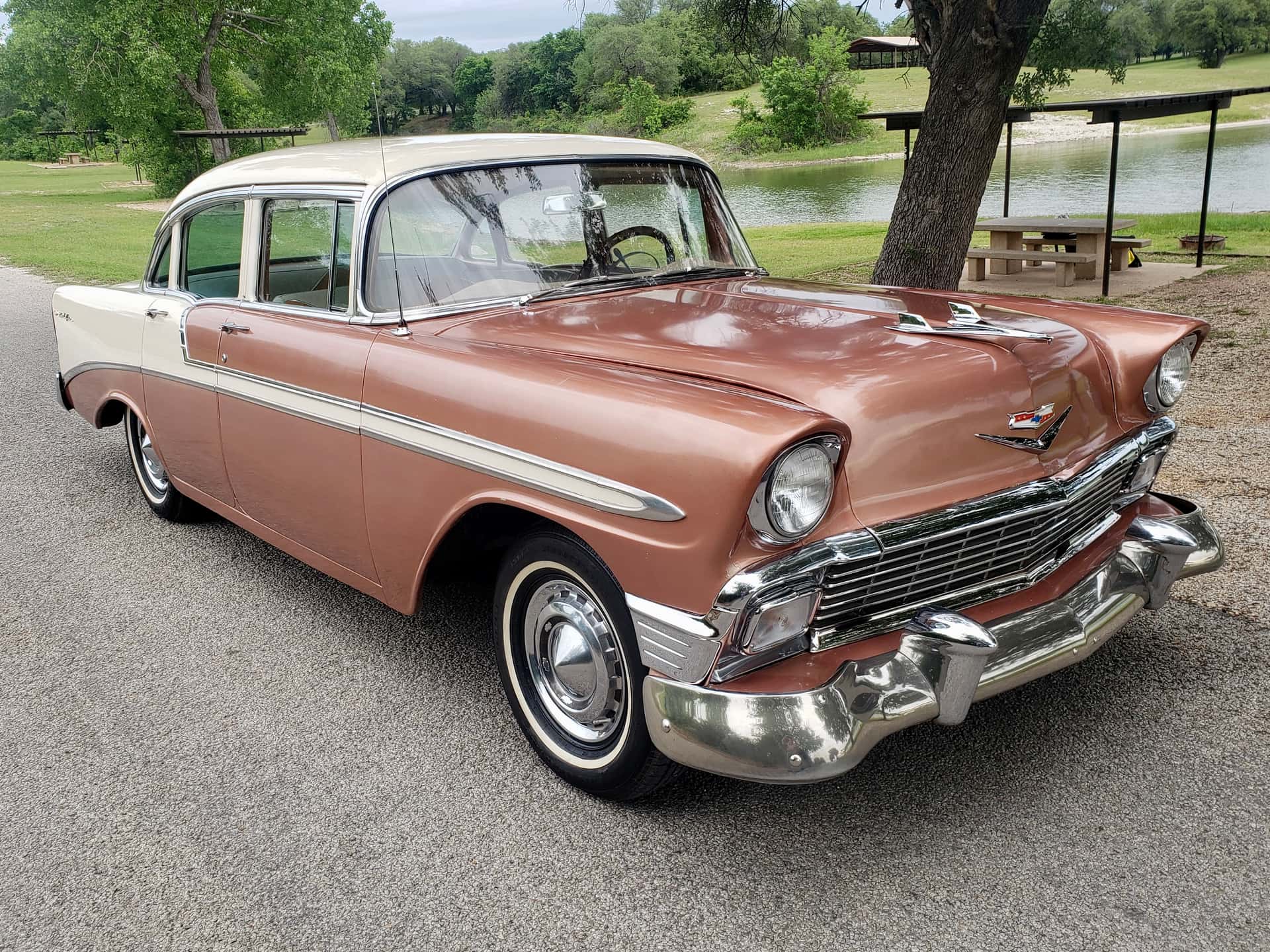 1956 Chevrolet Bel Air sold for $16,750