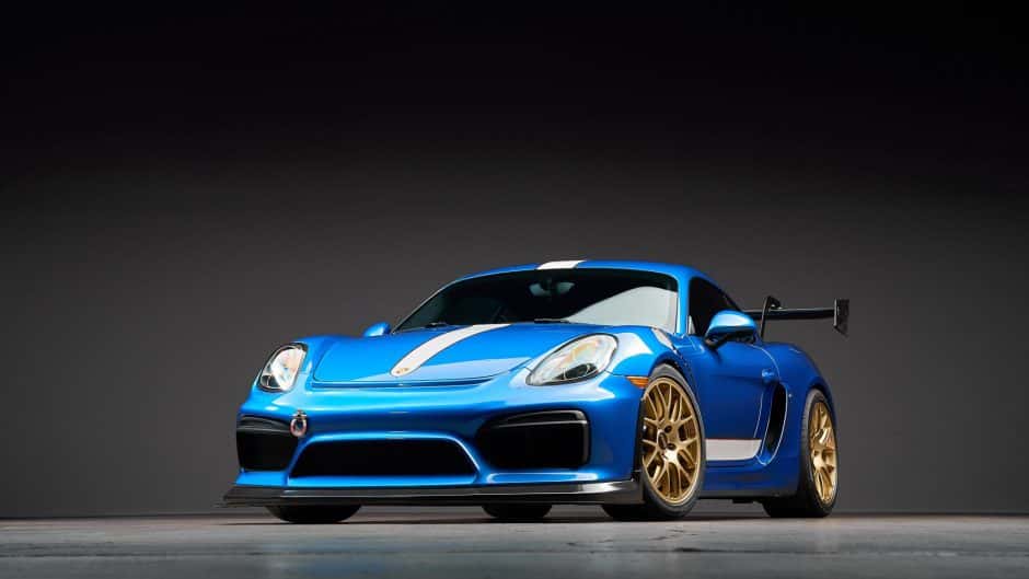 2016 Porsche Cayman GT4 sold for $122,077