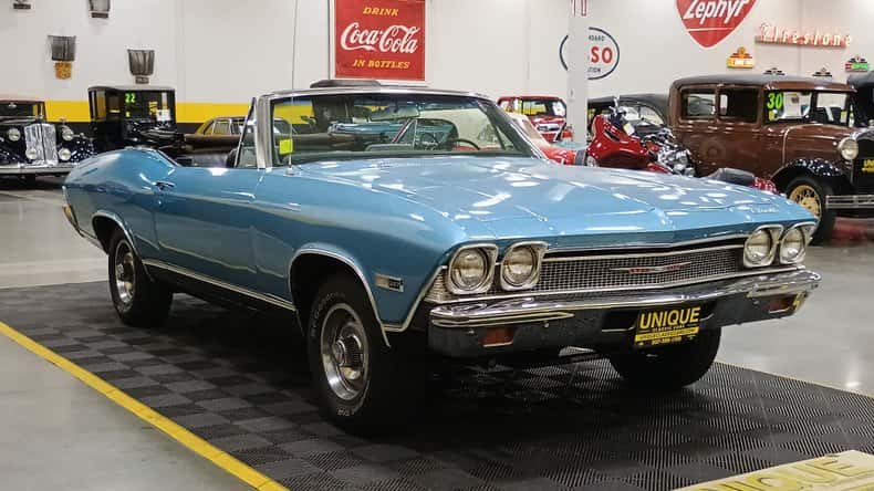 1968 Chevrolet Chevelle Convertible sold for $47,250