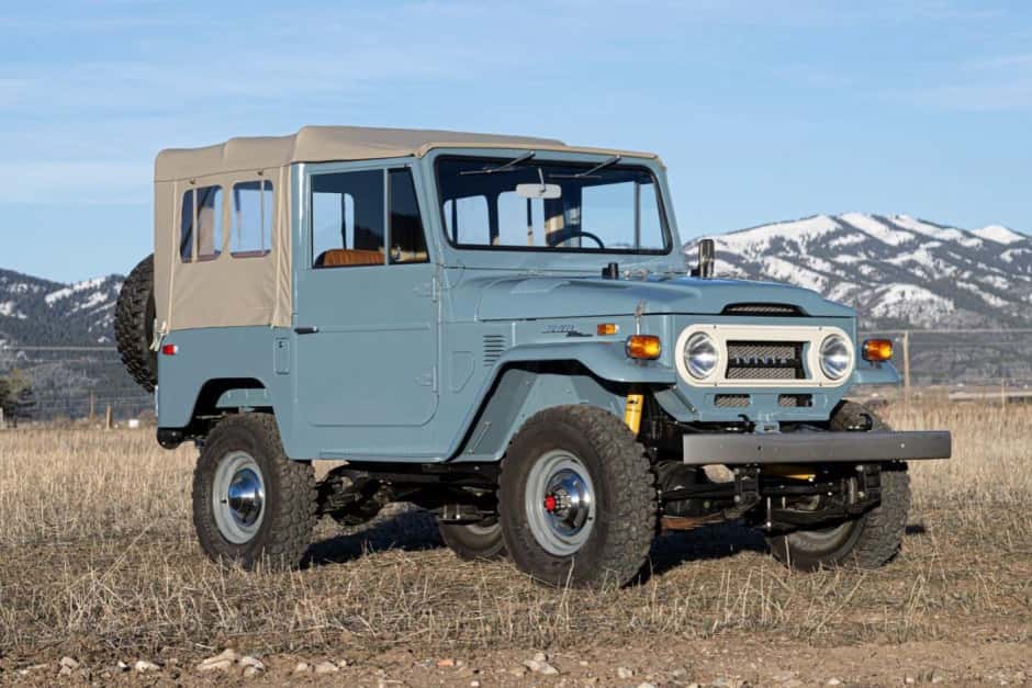 1973 Toyota Land Cruiser FJ40 sold for $48,000