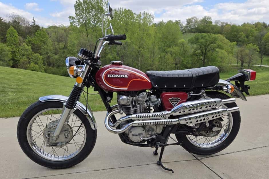 1972 Honda CB450, CL450, & CB500 Twin sold for $3,200